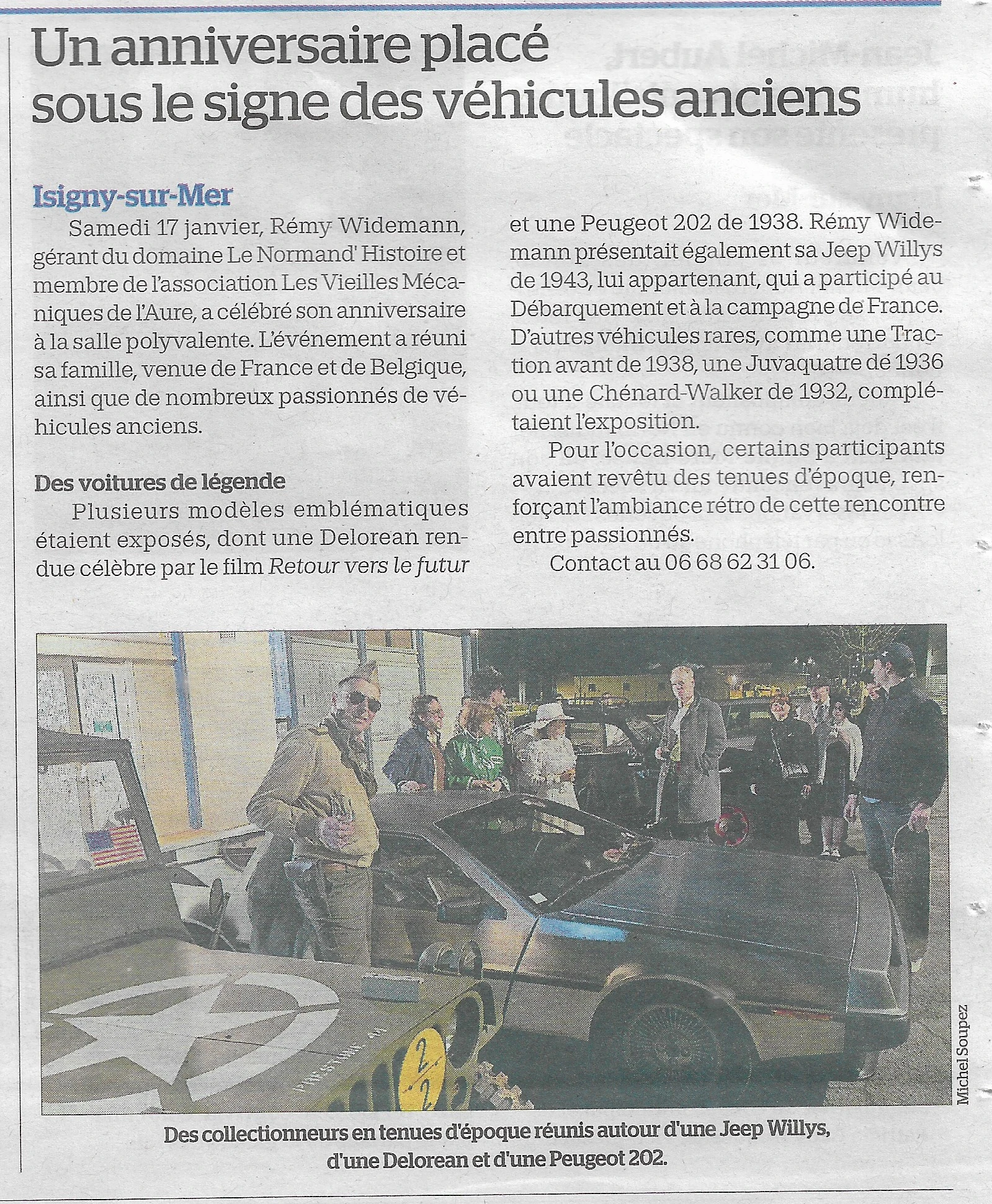 Article journal anniversaire